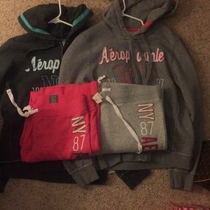 Aeropostale sweats and jackets